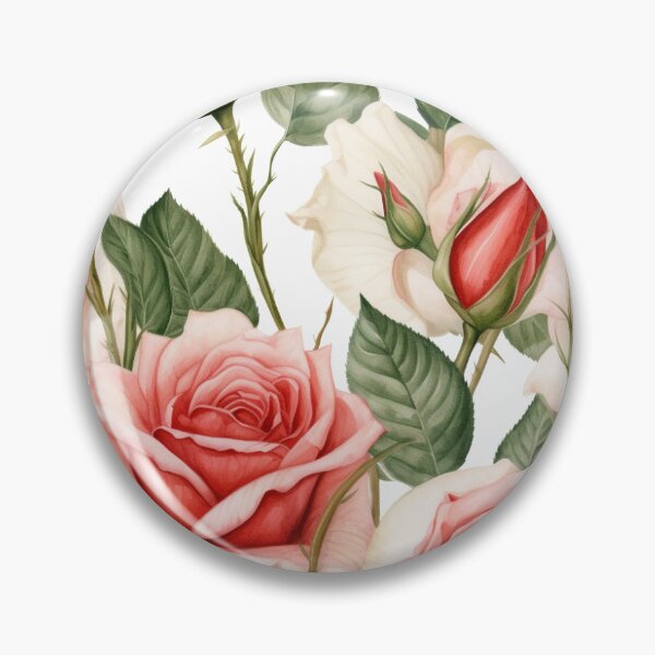 Item preview, Nature's Masterpiece: Captivating Botanical Roses designed and sold by RainingShallots.