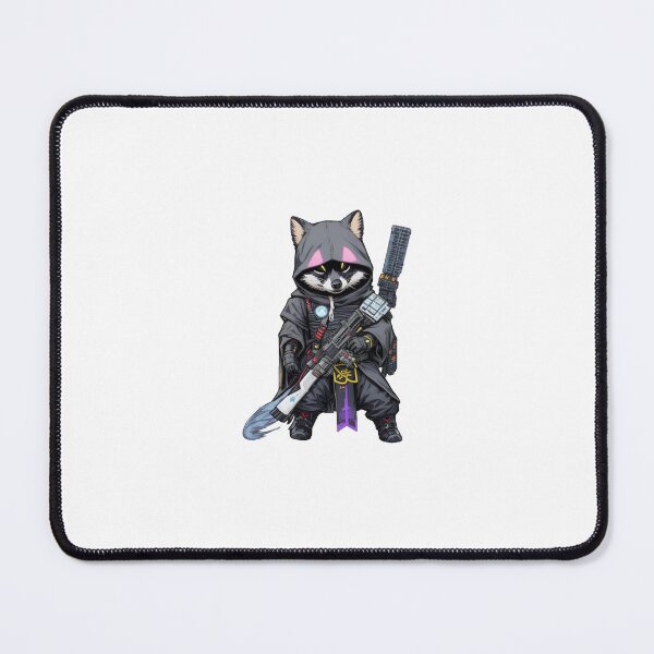 Item preview, Space Raccoon Mercenary - Sticker & Poster designed and sold by AstralArcade.