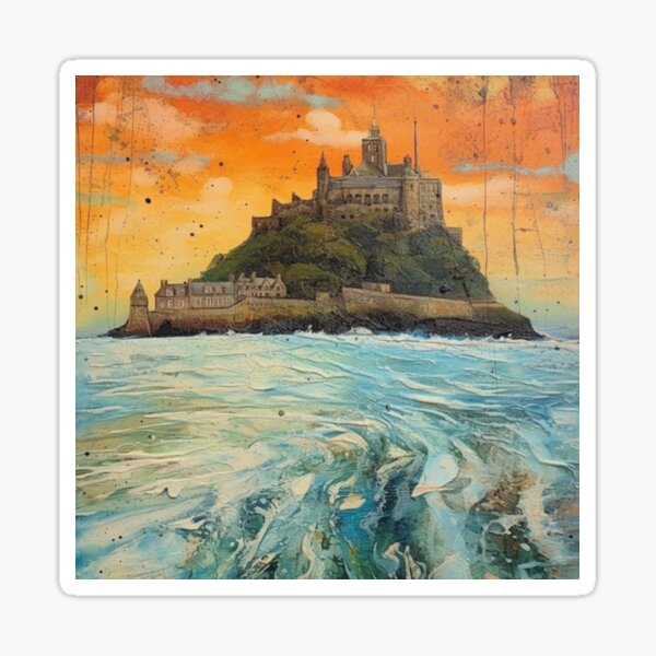 St Michael’s Mount from Penzance at sunrise Sticker
