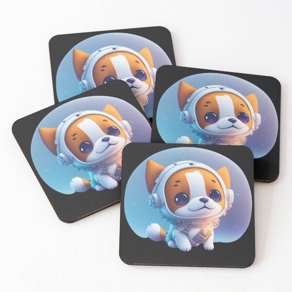 Item preview, Very Cute Cosmo the Space Dog designed and sold by ChibiArtline.