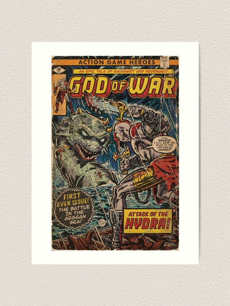 God of War Ragnarök Comic book cover Fan Art Poster for Sale by  MarkScicluna