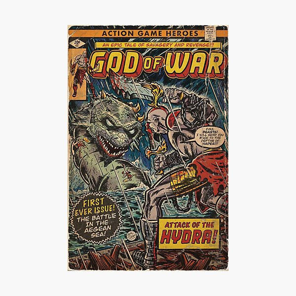 Item preview, "Battle in the Aegean Sea!"Comic book cover Fan Art designed and sold by MarkScicluna.