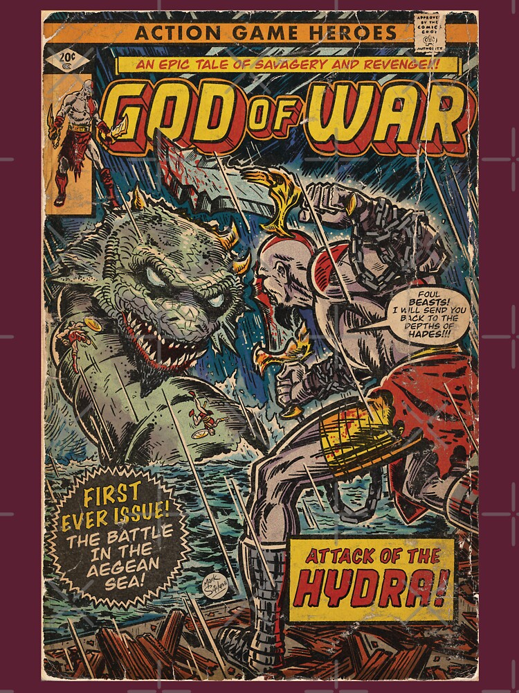 God of War Ragnarök Comic book cover Fan Art Poster for Sale by  MarkScicluna