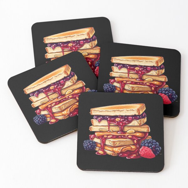 Item preview, Cute KawaiiMadness Kawaii Peanut Butter and Jelly Sandwich designed and sold by KawaiiMadness7.