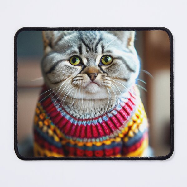 Item preview, Cat with a sweater designed and sold by jsebouvi.