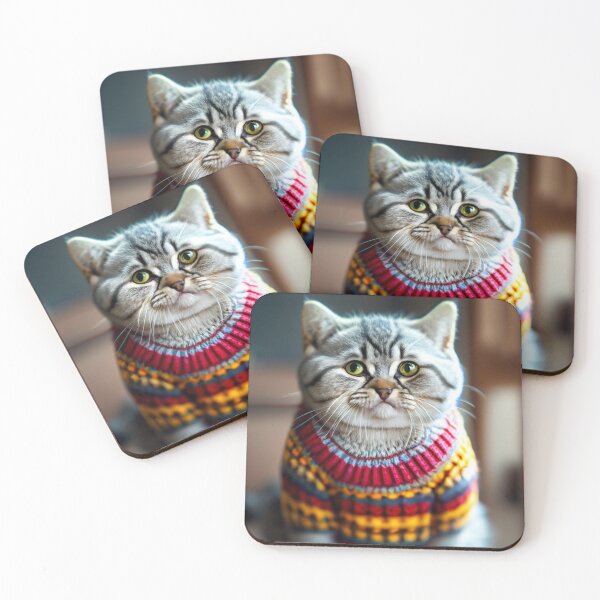 Item preview, Cat with a sweater designed and sold by jsebouvi.