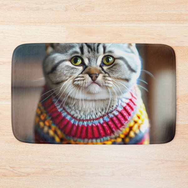 Item preview, Cat with a sweater designed and sold by jsebouvi.