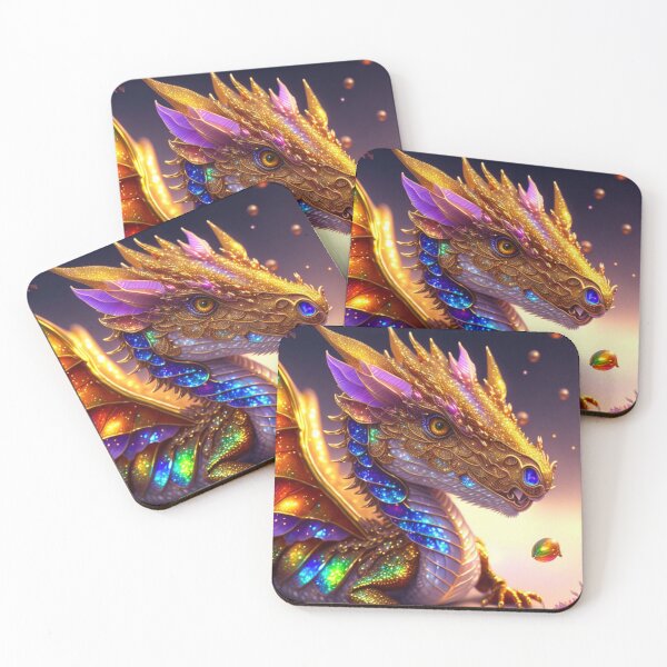 Artikelvorschau, Fantasy Golden Dragon entworfen und verkauft von Sweet-Medley.