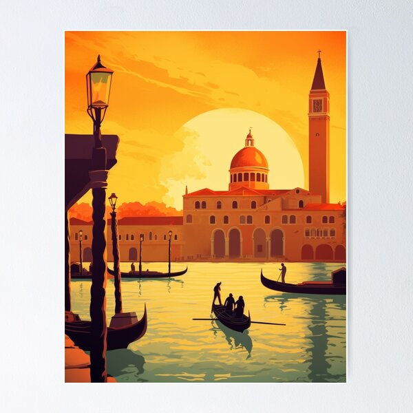 Item preview, Venice at sunset designed and sold by Sturdust.