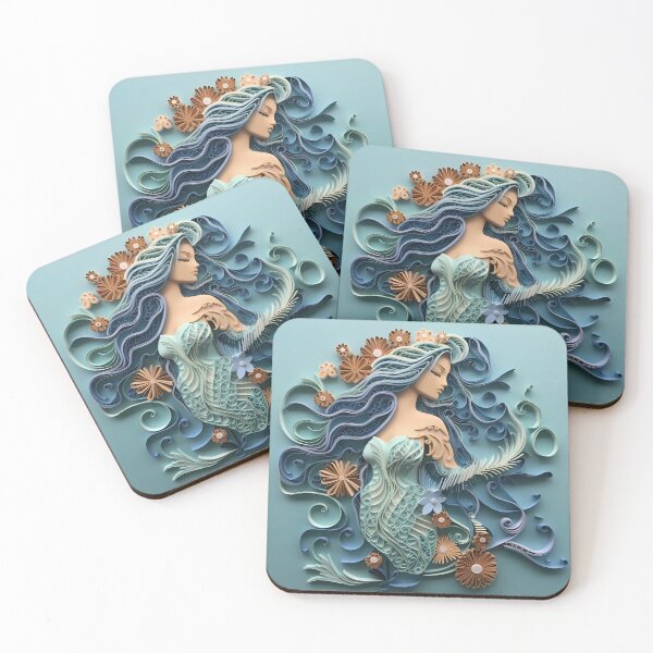 Item preview, Mermaid Siren of the Sea designed and sold by AdiRemba.