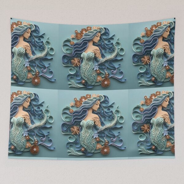 Item preview, Mermaid Siren of the Sea designed and sold by AdiRemba.