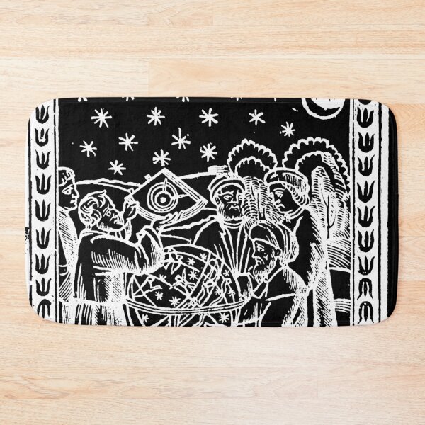 Item preview, Renaissance Woodcut of Astronomers and Night Sky with Astrolabe designed and sold by Pixelchicken.