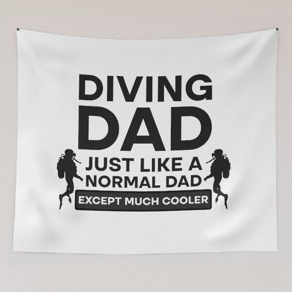 Item preview, Diving Dad Just Like Normal Dad Except Much Cool designed and sold by Rami Khalifah.