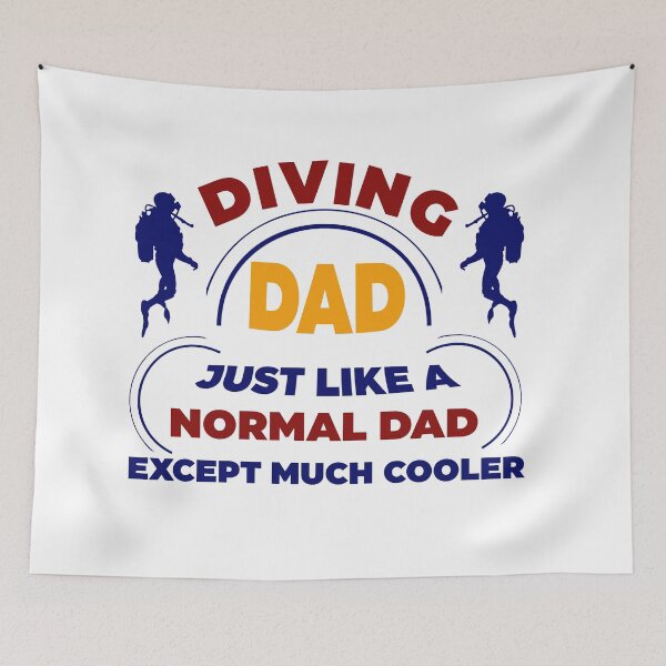Item preview, Diving Dad Just Like Normal Dad Except Much Cool designed and sold by Rami Khalifah.