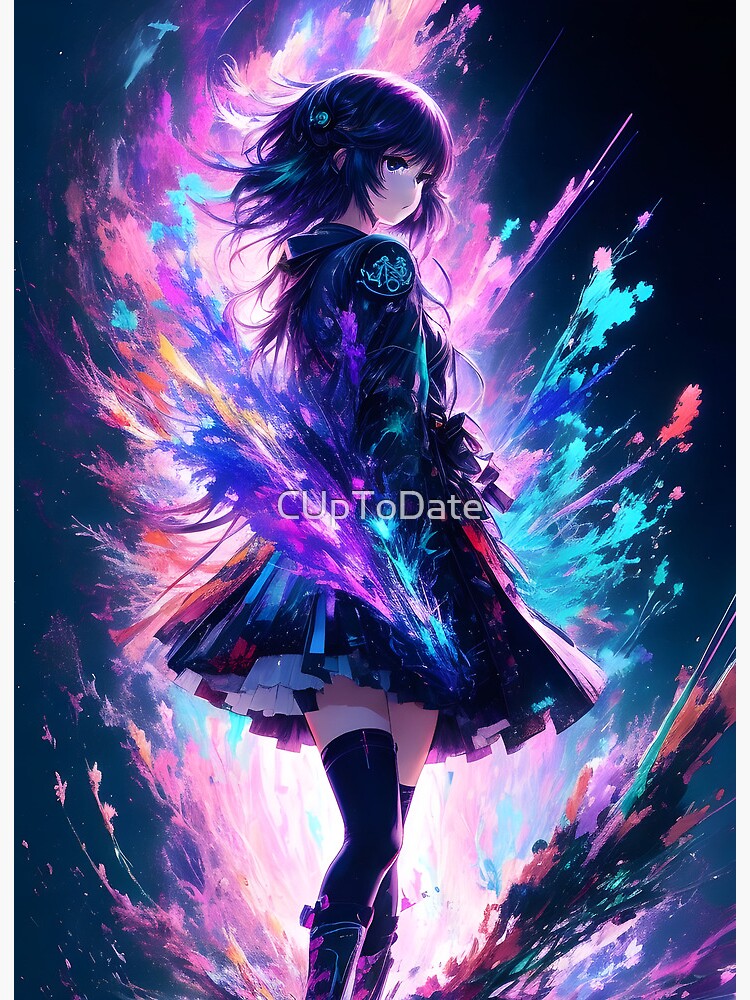 badass anime girl - AI Photo Generator - starryai