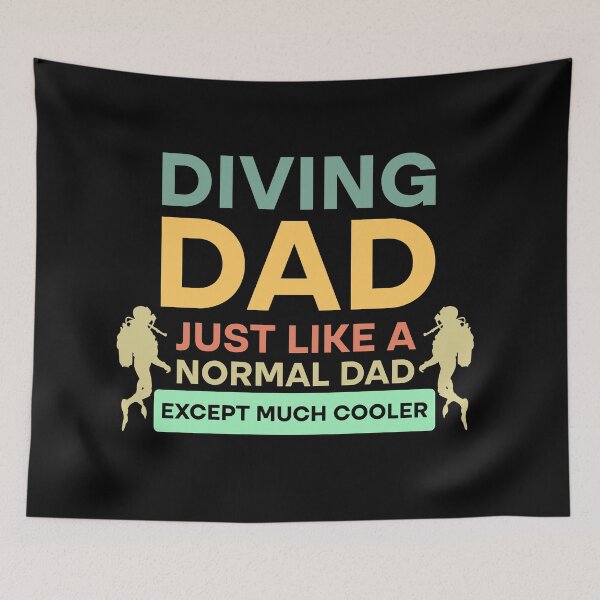 Item preview, Diving Dad Just Like Normal Dad Except Much Cool designed and sold by Rami Khalifah.