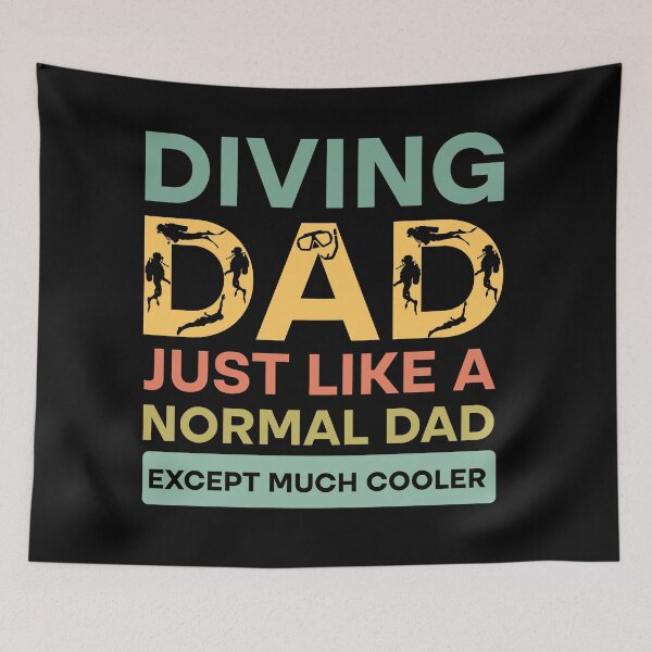 Item preview, Diving Dad Just Like Normal Dad Except Much Cool designed and sold by Rami Khalifah.