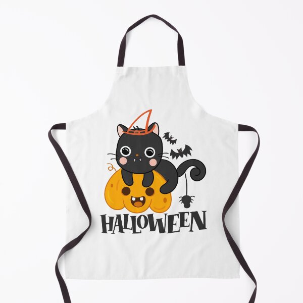 Item preview, Halloween Black Cat with Pumpkin designed and sold by OFMdesigns.