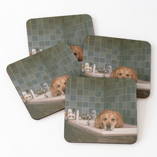 Item preview, Dog doesn't like showers designed and sold by Cloch-art.