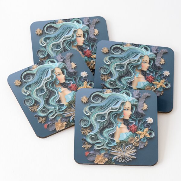 Item preview, Mermaid Silent Midnight Swim designed and sold by AdiRemba.