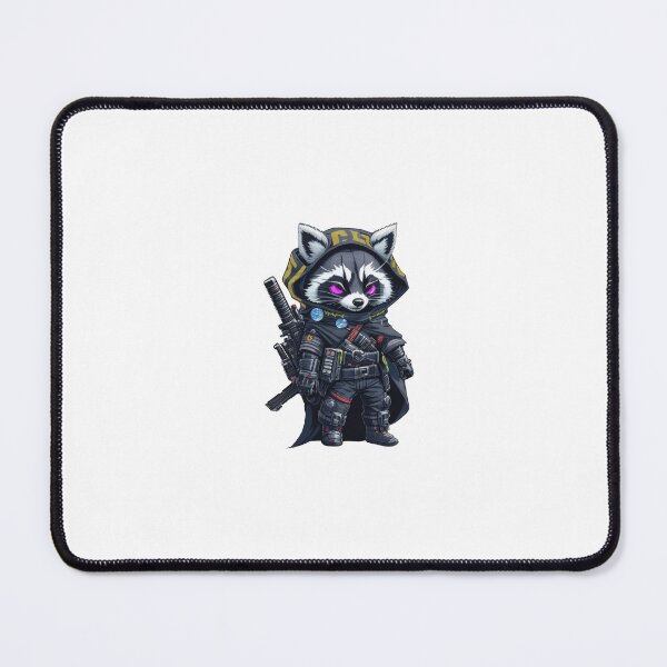 Item preview, Black Ops CyberPunk Racoon Sticker & Poster designed and sold by AstralArcade.