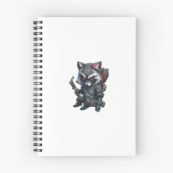 Item preview, Black Ops CyberPunk Racoon Sticker & Poster designed and sold by AstralArcade.