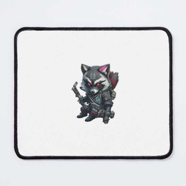 Item preview, Black Ops CyberPunk Racoon Sticker & Poster designed and sold by AstralArcade.