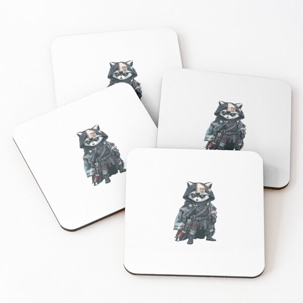 Item preview, Black Ops CyberPunk Racoon Sticker & Poster designed and sold by AstralArcade.