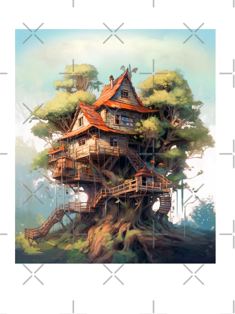amazing treehouse a tree house | Kids T-Shirt