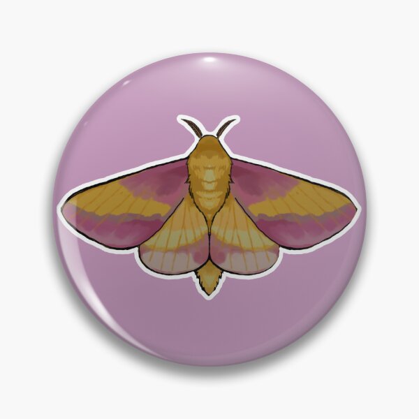 Item preview, Rosey Pink Maple Moth designed and sold by CrispyDelicious.