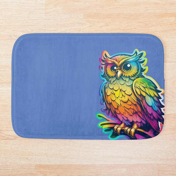 Item preview, Búho arcoiris posado designed and sold by RandomForestBot.