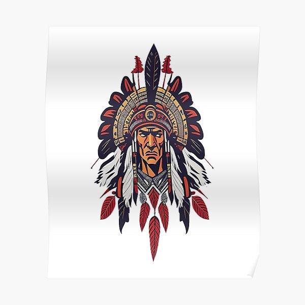 Native American the original founding fathers poster - Bassetshirt