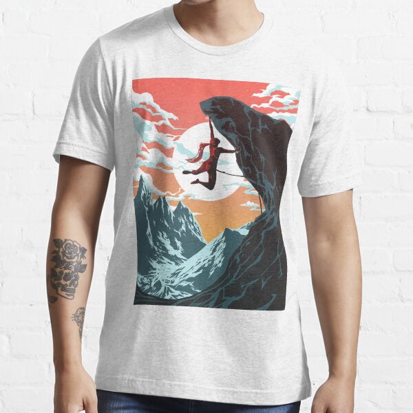 "Climbing Girl Vector Art" Tshirt for Sale by TamasinLangton Redbubble climber tshirts