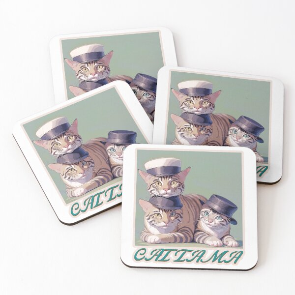 Item preview, Cat Tama,Tama Super Station Master,Cat Sticker designed and sold by Lychee Design.