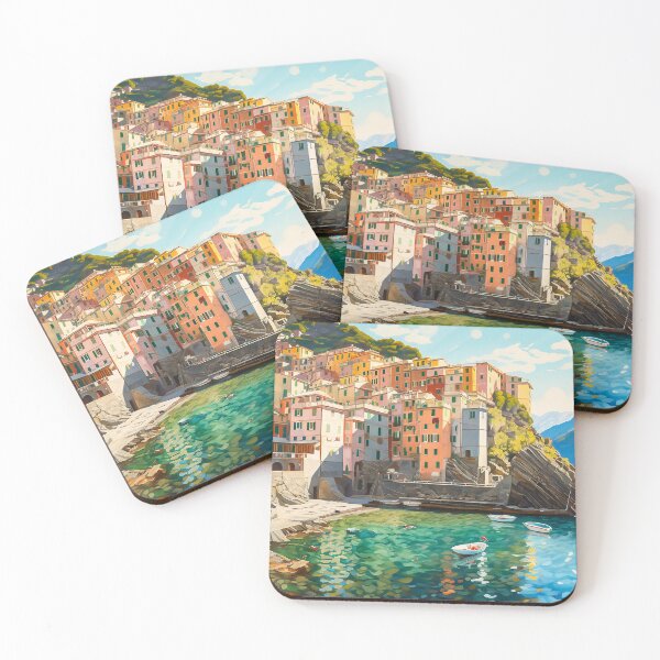 Item preview, Cinque Terre Village in the Sun designed and sold by Vacationist.