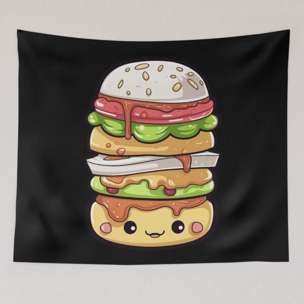 Item preview, Cute KawaiiMadness Kawaii Triple Decker Sandwich designed and sold by KawaiiMadness7.