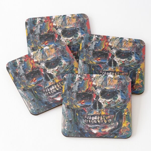 Item preview, V.5 Dark Bones: Acrylic Modern Art Skeleton Design designed and sold by Pexelpanoramas.