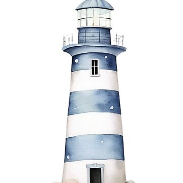 Artwork thumbnail, Blue lighthouse by Ramona-Gliga