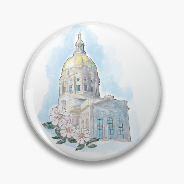 Item preview, The Georgia State Capital Dome  designed and sold by Thimblesnthread.