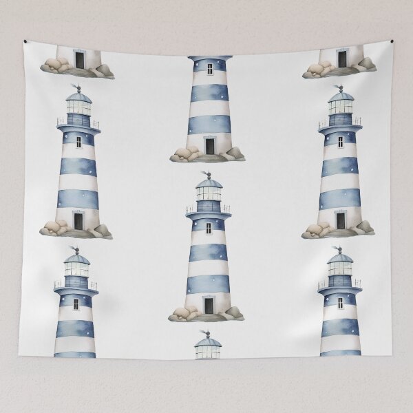 Item preview, Blue lighthouse designed and sold by Ramona-Gliga.