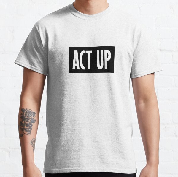 Vista previa del artículo con la obra «Logotipo vintage de ACT UP!», diseñado y vendido por RainbowOtter.
