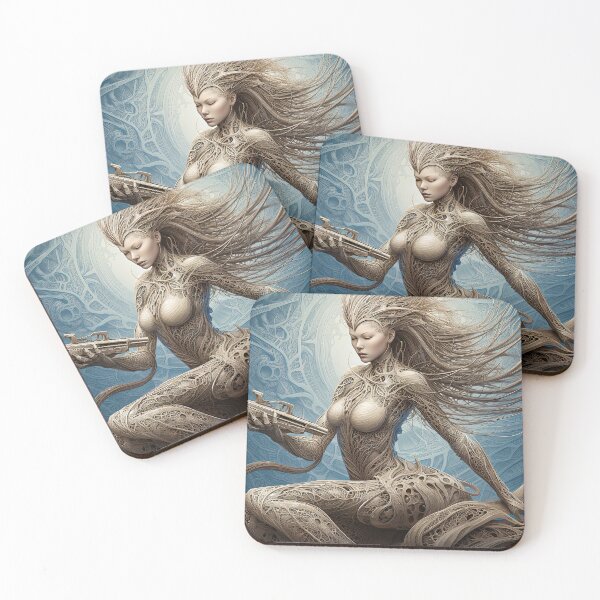 Item preview, The White Witch 2 -girl-beautiful-female-surrea-lady-fantasy designed and sold by Hermossa-Art.