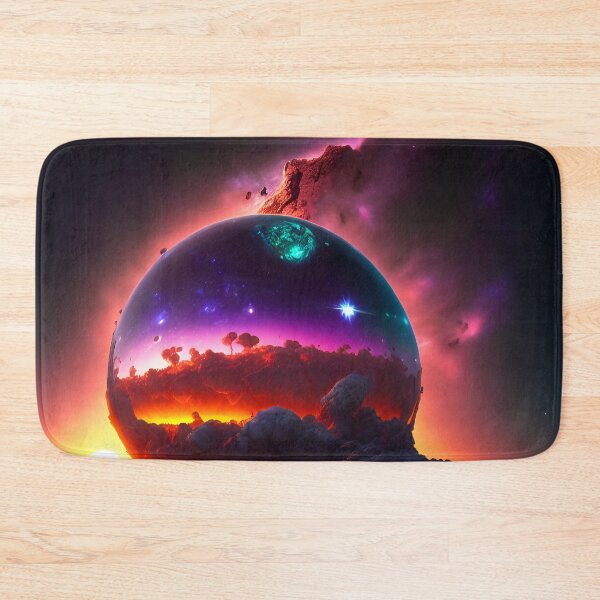 Item preview, Exoplanet Gliese 581P sureal, fictional, colorful. designed and sold by ArtCreator2023.