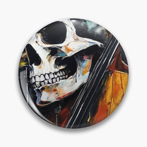 Item preview, V.10 Musical Bones: Acrylic Modern Art Skeleton Design designed and sold by Pexelpanoramas.