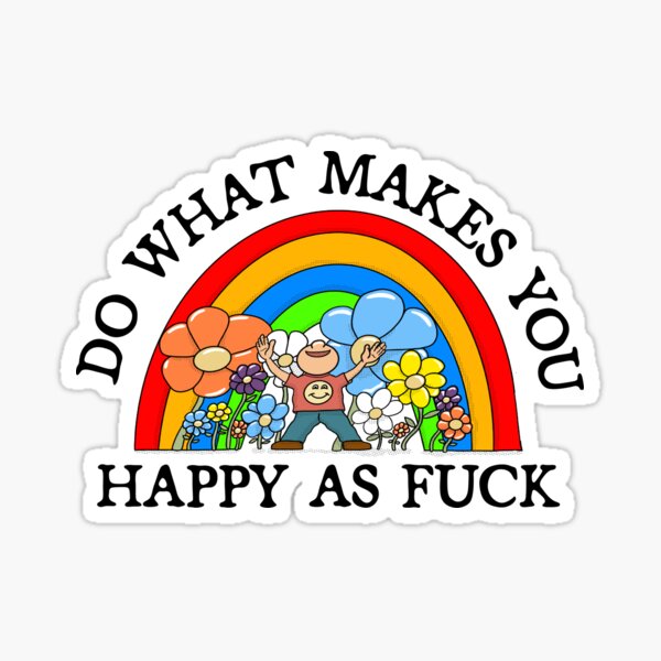 Happy Sticker