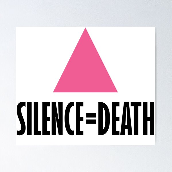 Item preview, Silence=Death designed and sold by RainbowOtter.