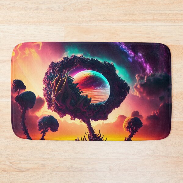 Item preview, Exoplanet Gliese 581Q sureal, fictional, colorful. designed and sold by ArtCreator2023.