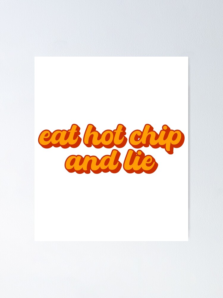 Hot chip store poster