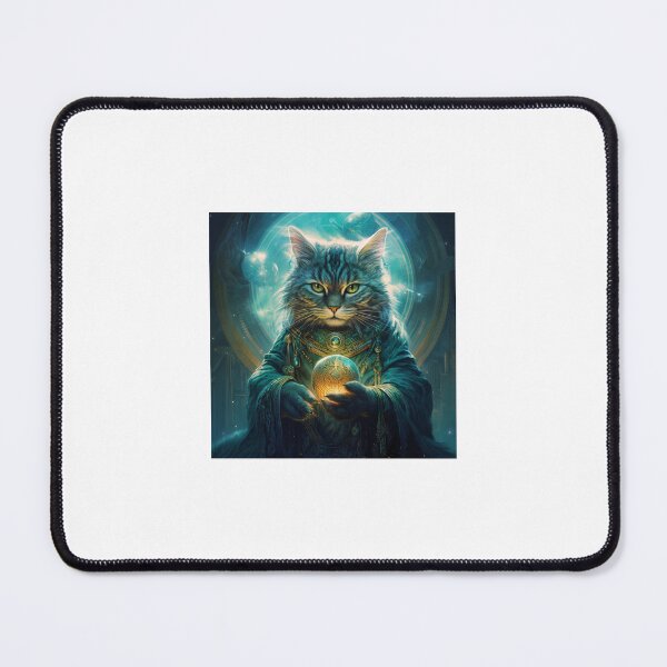 Item preview, Mystical Cat Poster designed and sold by AstralArcade.