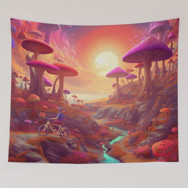 Item preview, Psychedelic Sunset Ride  designed and sold by Shroomworlds.